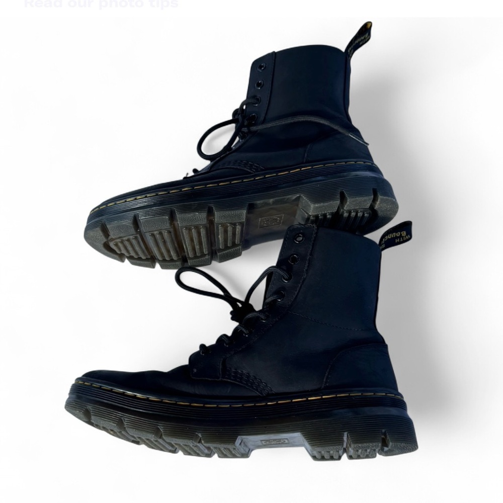 Dr. Martens Black Leather Boots - Picture 5 of 9